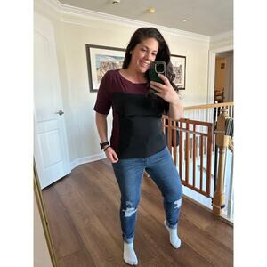 Lauren Ralph Lauren Colorblock Tee L